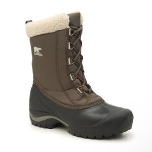 Sorel Women Cumberland Insulated Winter Snow Boots | Size 7 | Brown | Cream |
